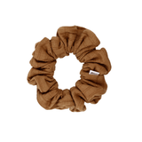 Caramel Wide Ribbed Scrunchie - ElleaShop