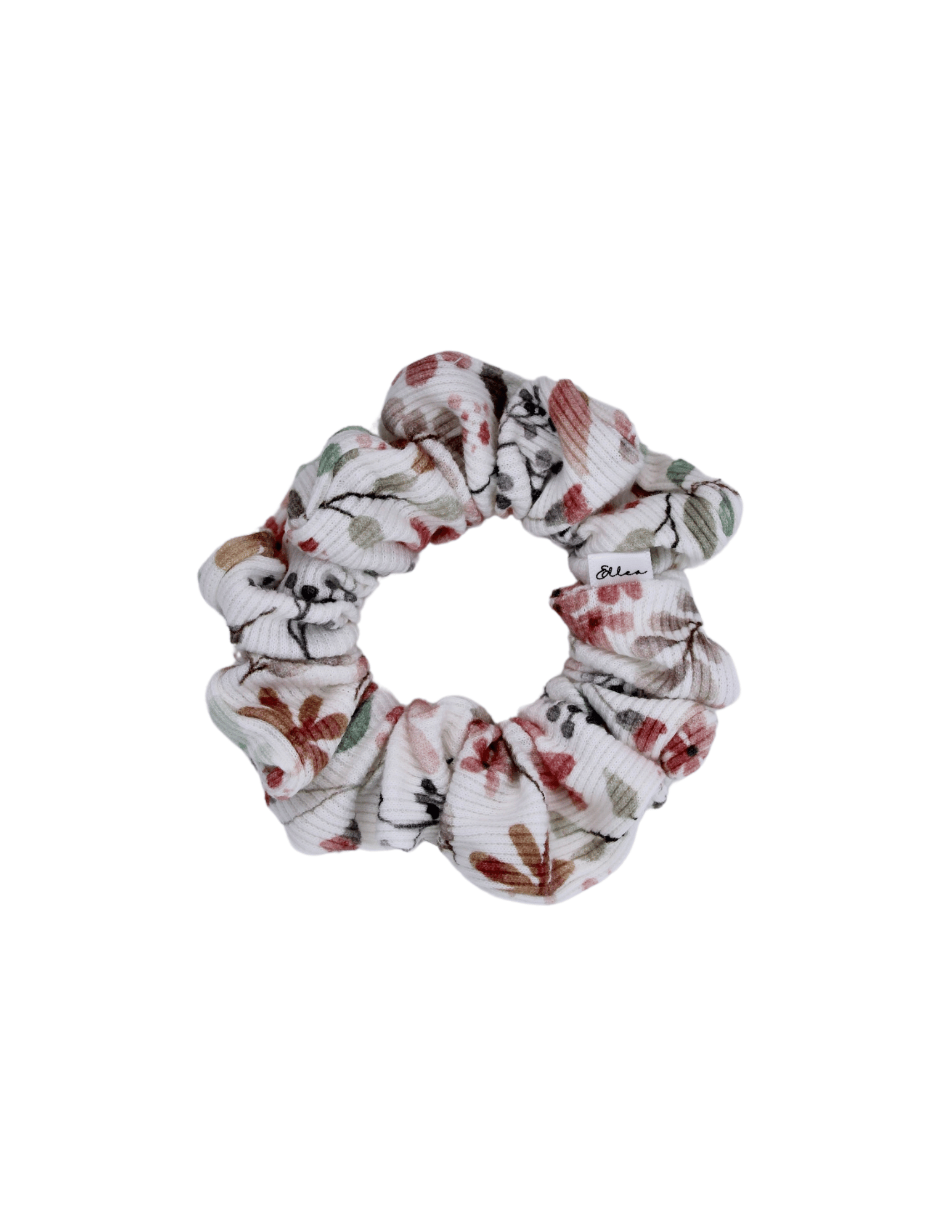 Spring Bloom Ribbed Scrunchie - ElleaShop