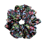 Night Garden Satin Scrunchie - ElleaShop