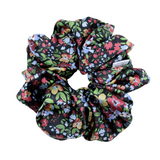 Night Garden Satin Scrunchie - ElleaShop