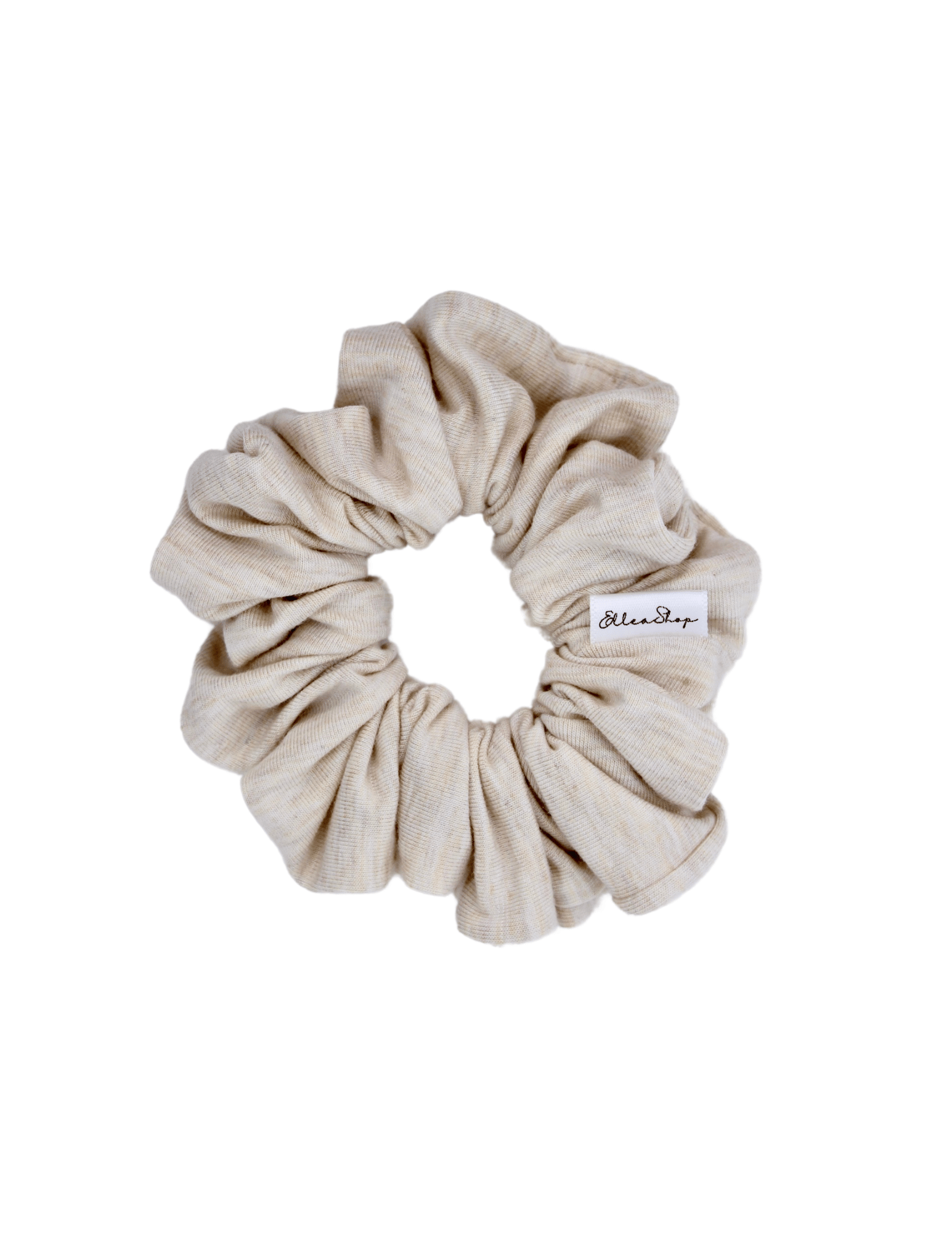 Almond Bamboo Scrunchie - ElleaShop