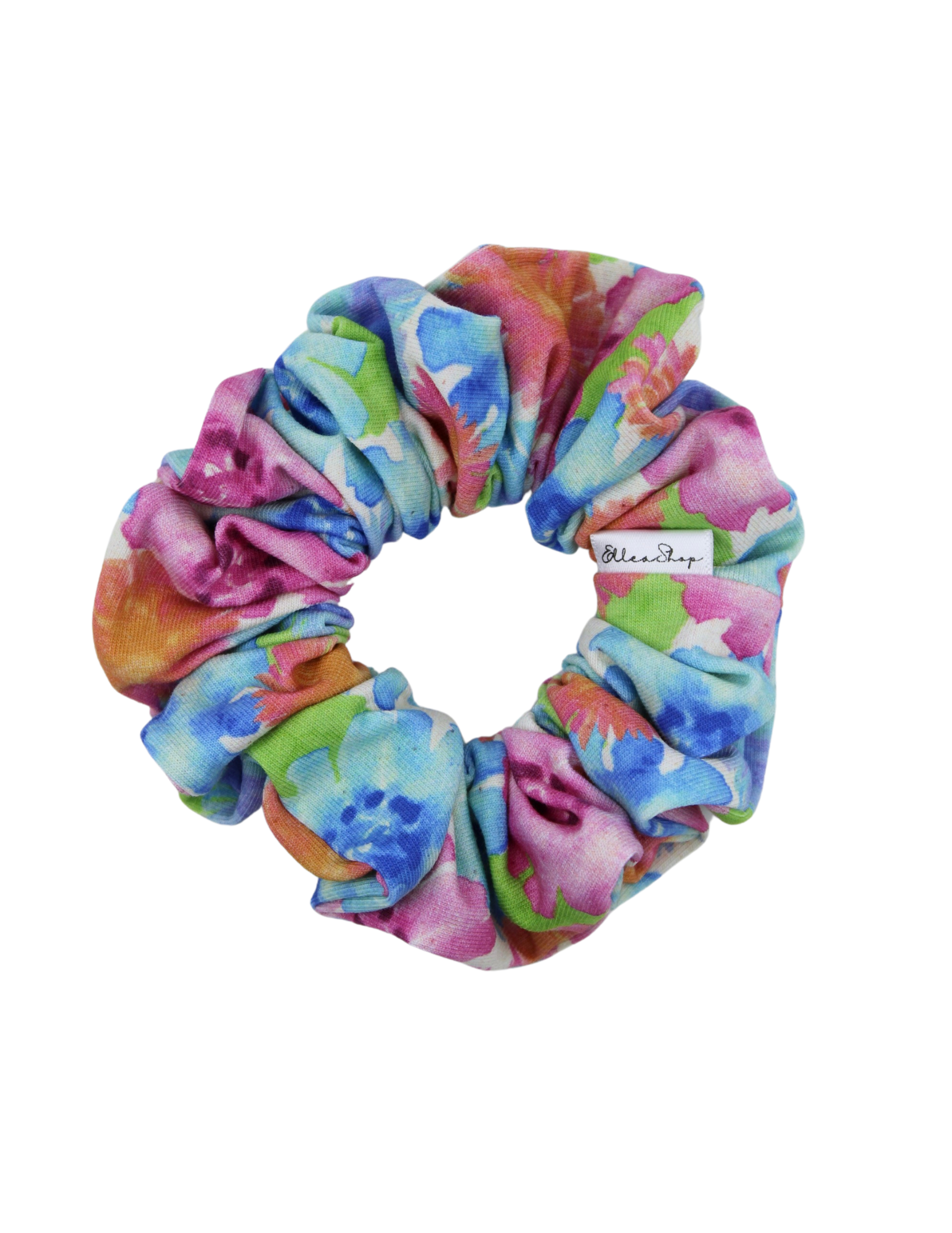 Rainbow Petals Scrunchie - ElleaShop