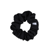 Black Satin Scrunchie - ElleaShop