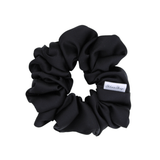 Black Satin Scrunchie - ElleaShop