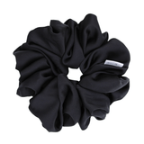 Black Satin Scrunchie - ElleaShop