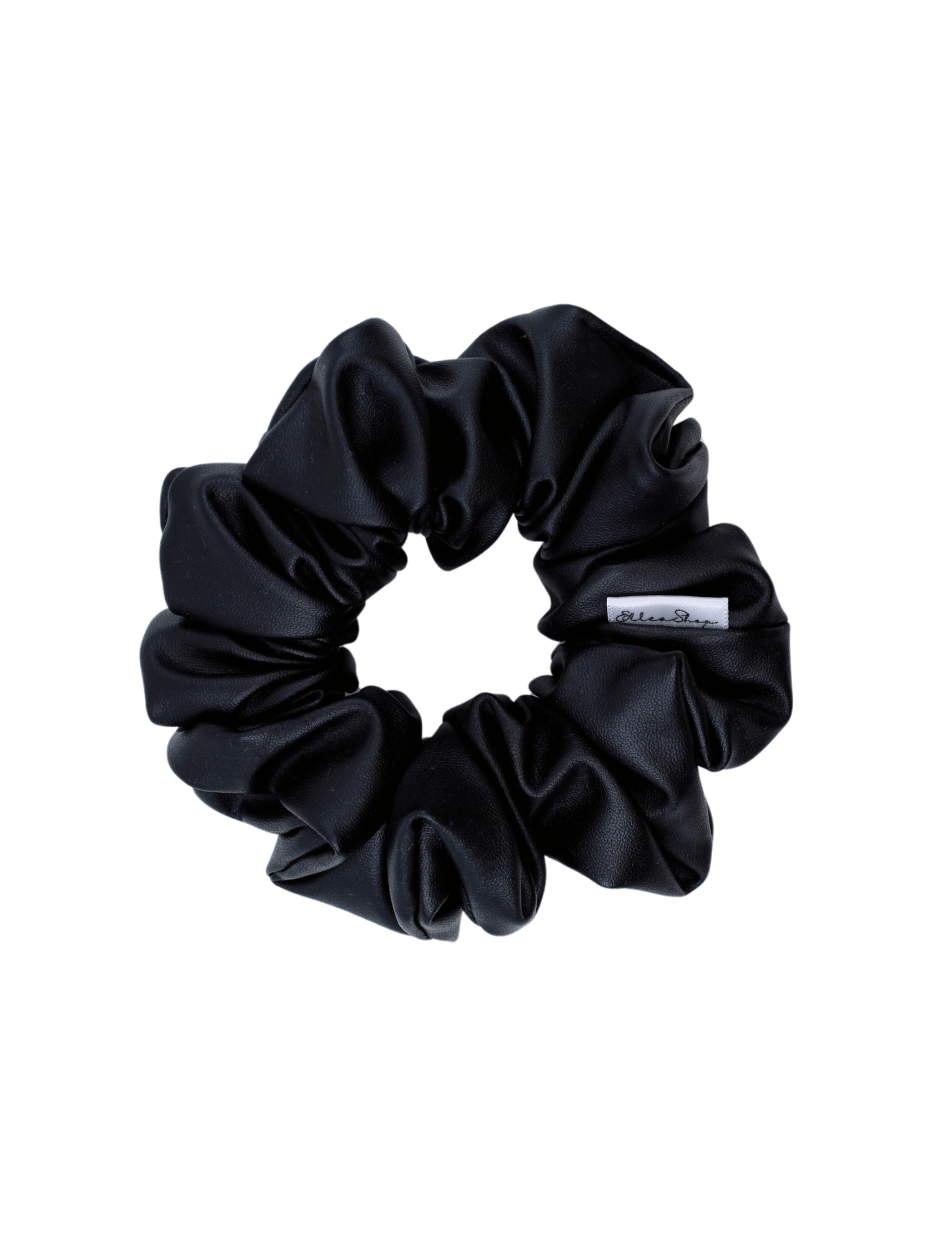 Faux Leather Scrunchie - ElleaShop
