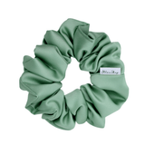 Seafoam Luxe Satin Scrunchie - ElleaShop