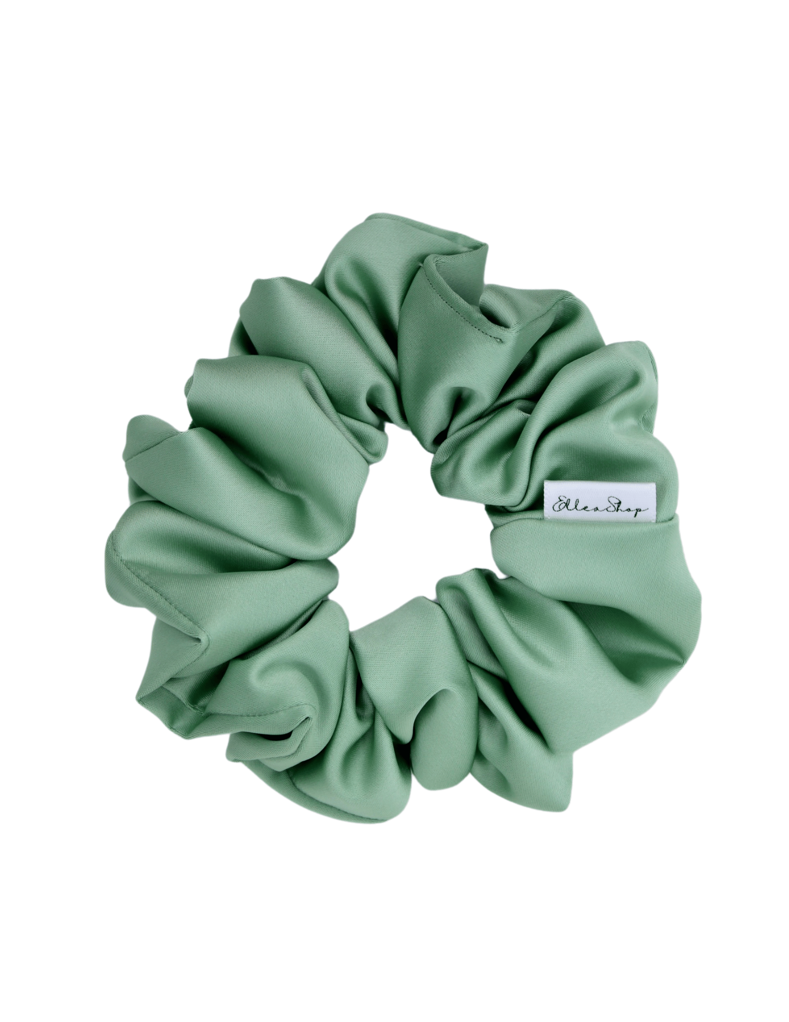 Seafoam Luxe Satin Scrunchie - ElleaShop