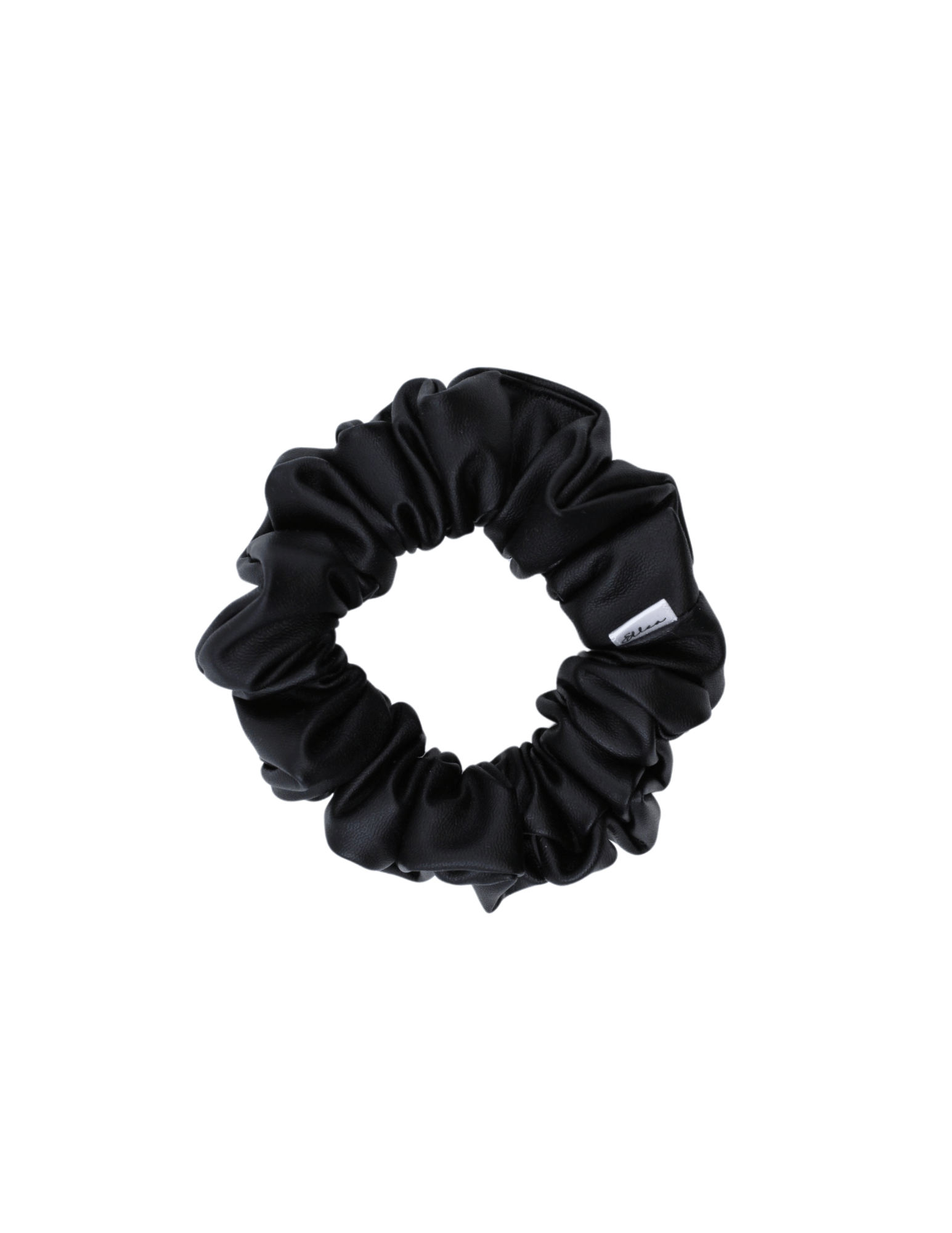 Faux Leather Scrunchie - ElleaShop