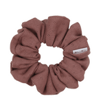 Mauve Pointelle Scrunchie - ElleaShop