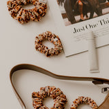 Ditsy Floral Ribbed Scrunchie - ElleaShop