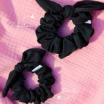 Merlot Bow Scrunchie - ElleaShop