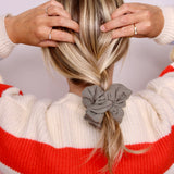 Moss Muslin Scrunchie - ElleaShop