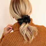 Faux Leather Scrunchie - ElleaShop