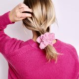 Bubblegum Muslin Scrunchie - ElleaShop