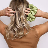 Meadow Satin Scrunchie - ElleaShop