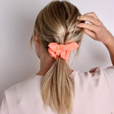 Papaya Bow Scrunchie - ElleaShop