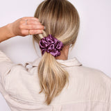 Heather Rose Mulberry Silk Scrunchie - ElleaShop