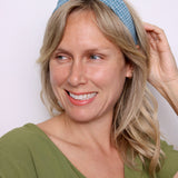 Blue Brunch Knotted Headband - ElleaShop