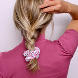 Blush Petals Scrunchie - ElleaShop
