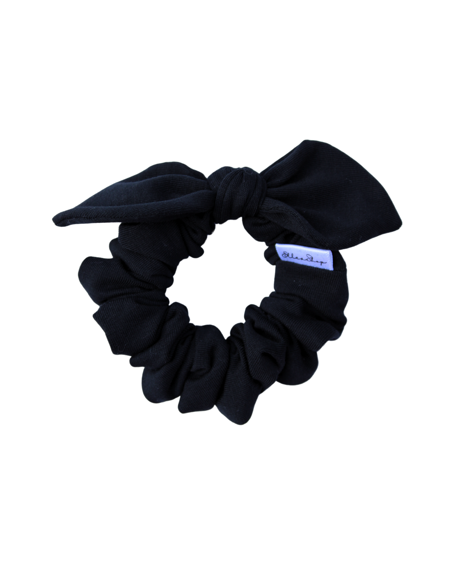 Black Bow Scrunchie - ElleaShop