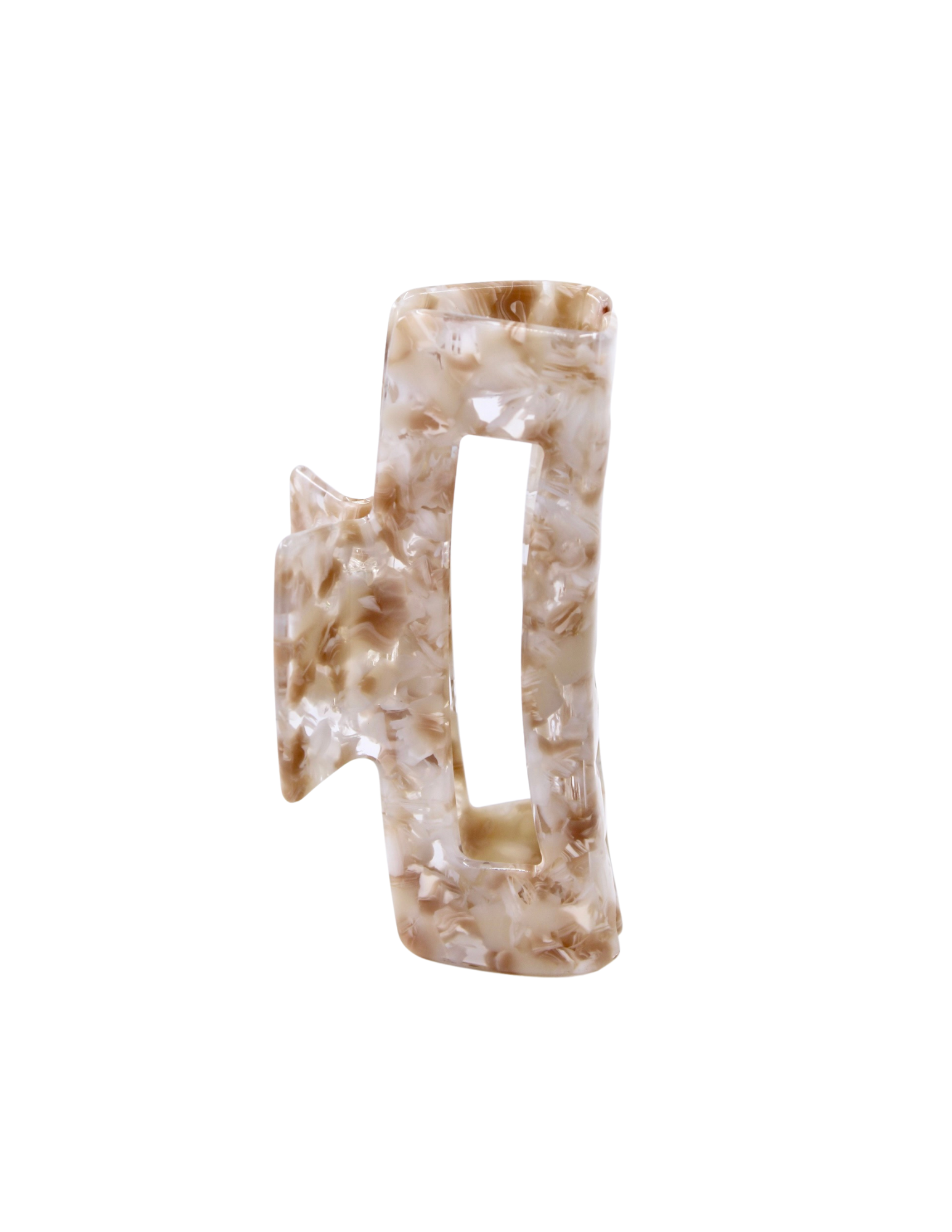Soft Caramel Medium Claw Clip - ElleaShop