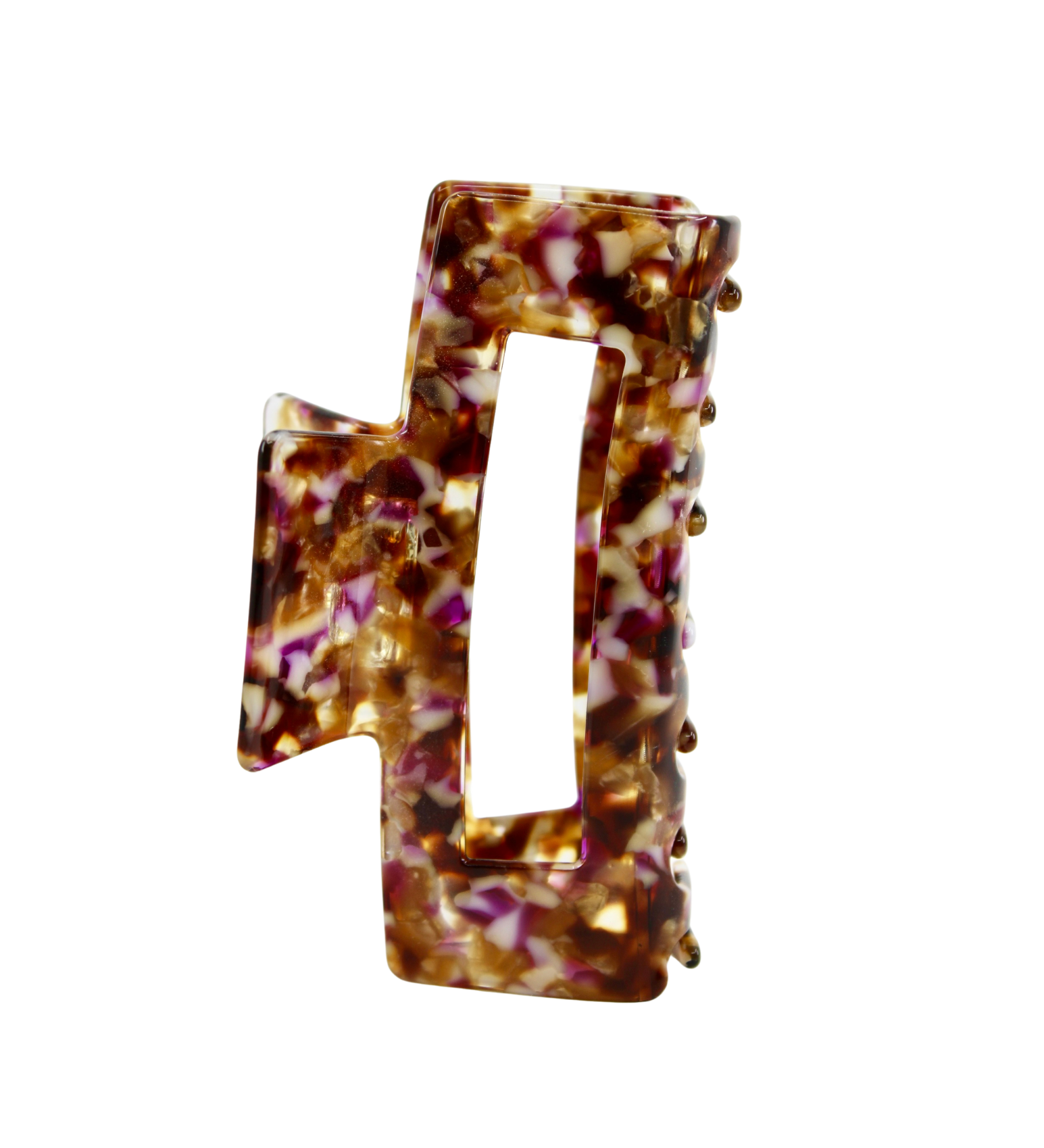 Cocoa Marble Medium Claw Clip - ElleaShop