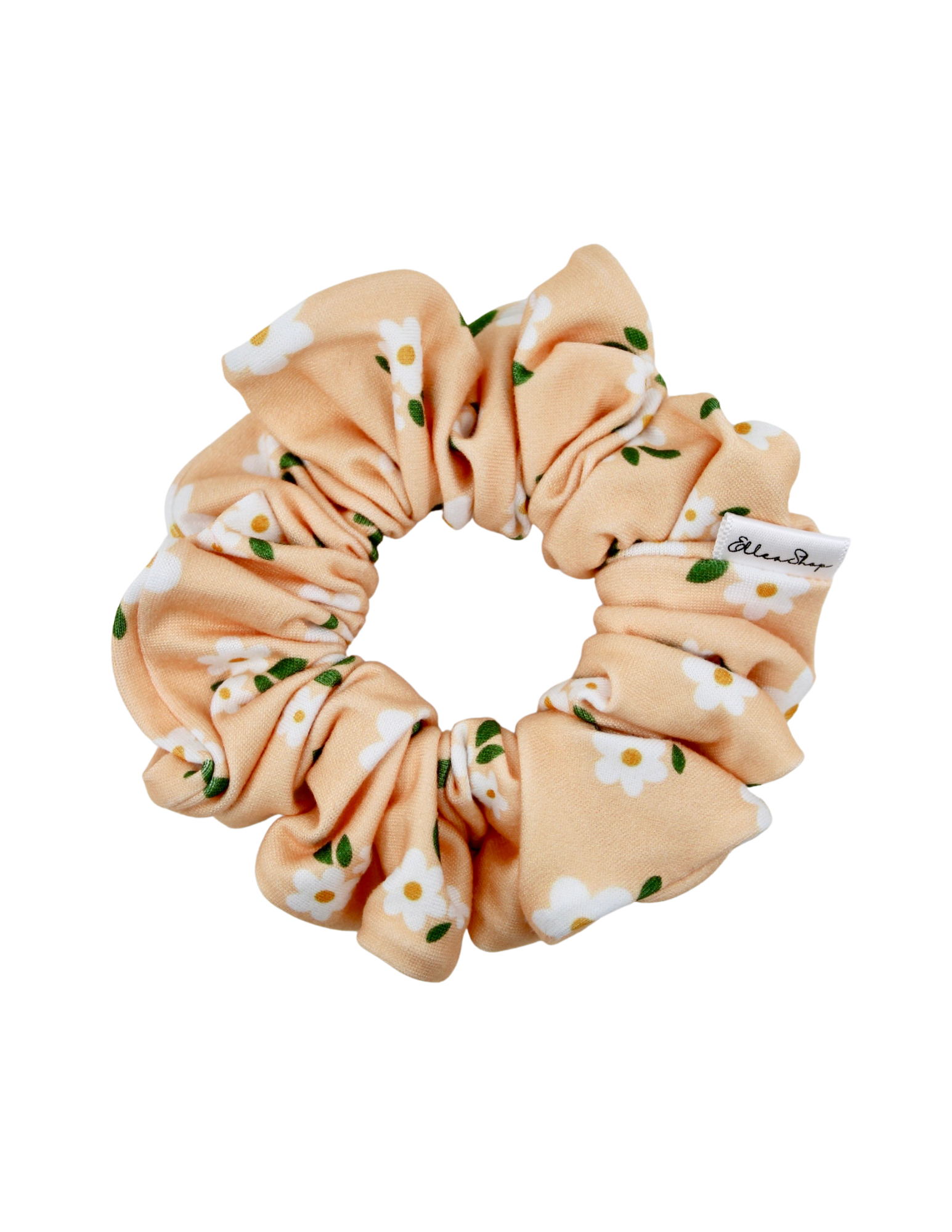 Peach Daisy Scrunchie - ElleaShop