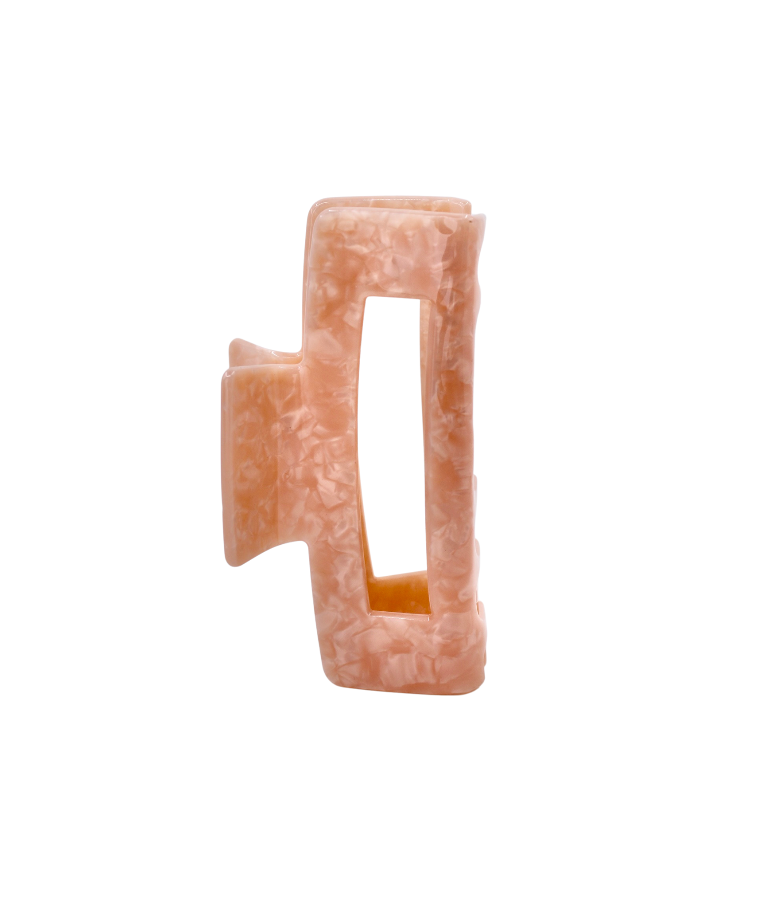 Pink Marble Medium Claw Clip - ElleaShop