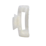 White Marble Medium Claw Clip - ElleaShop