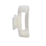 White Marble Medium Claw Clip - ElleaShop