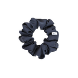 Charcoal Satin Scrunchie