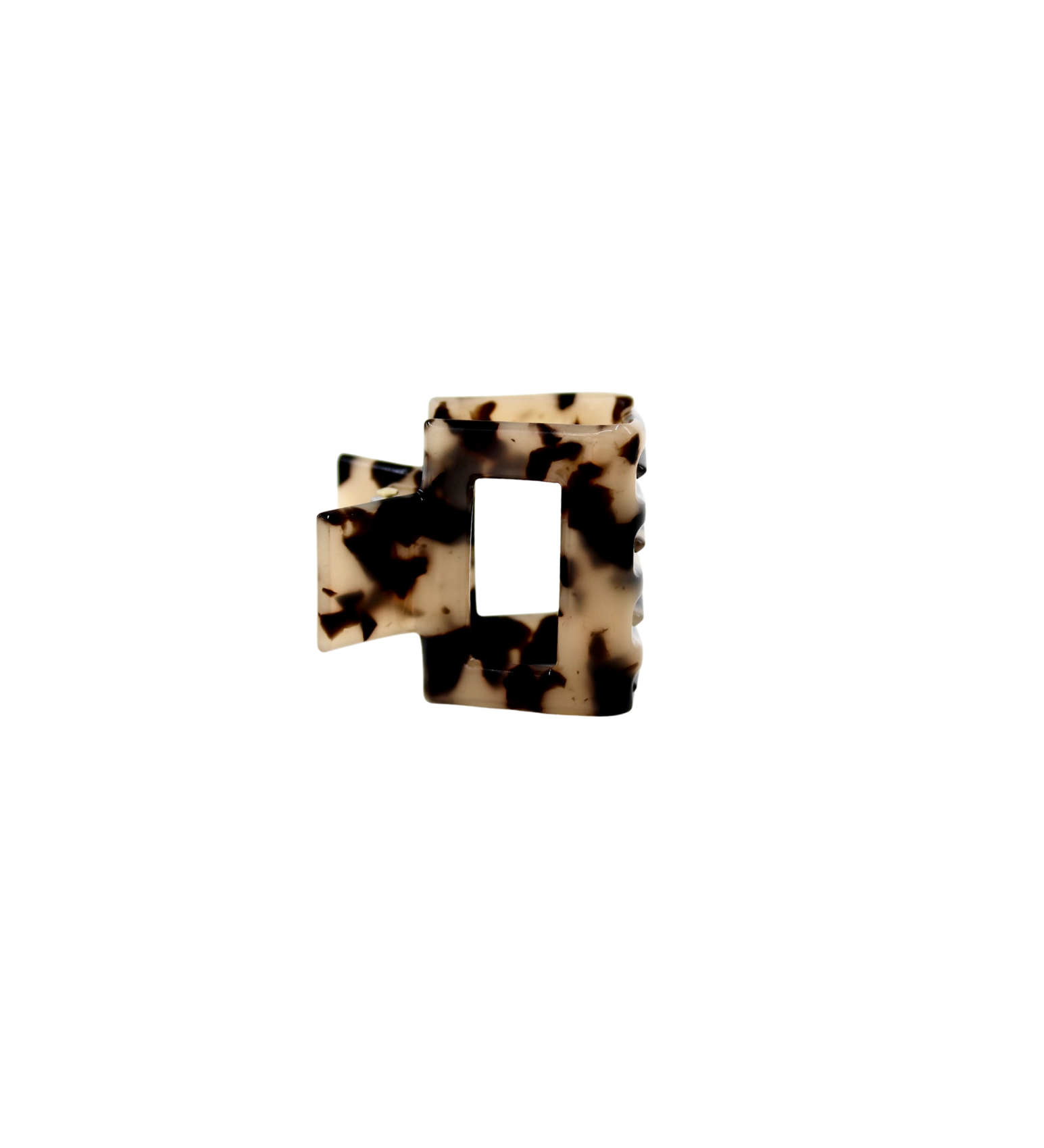Tortoiseshell Tiny Claw Clip - ElleaShop