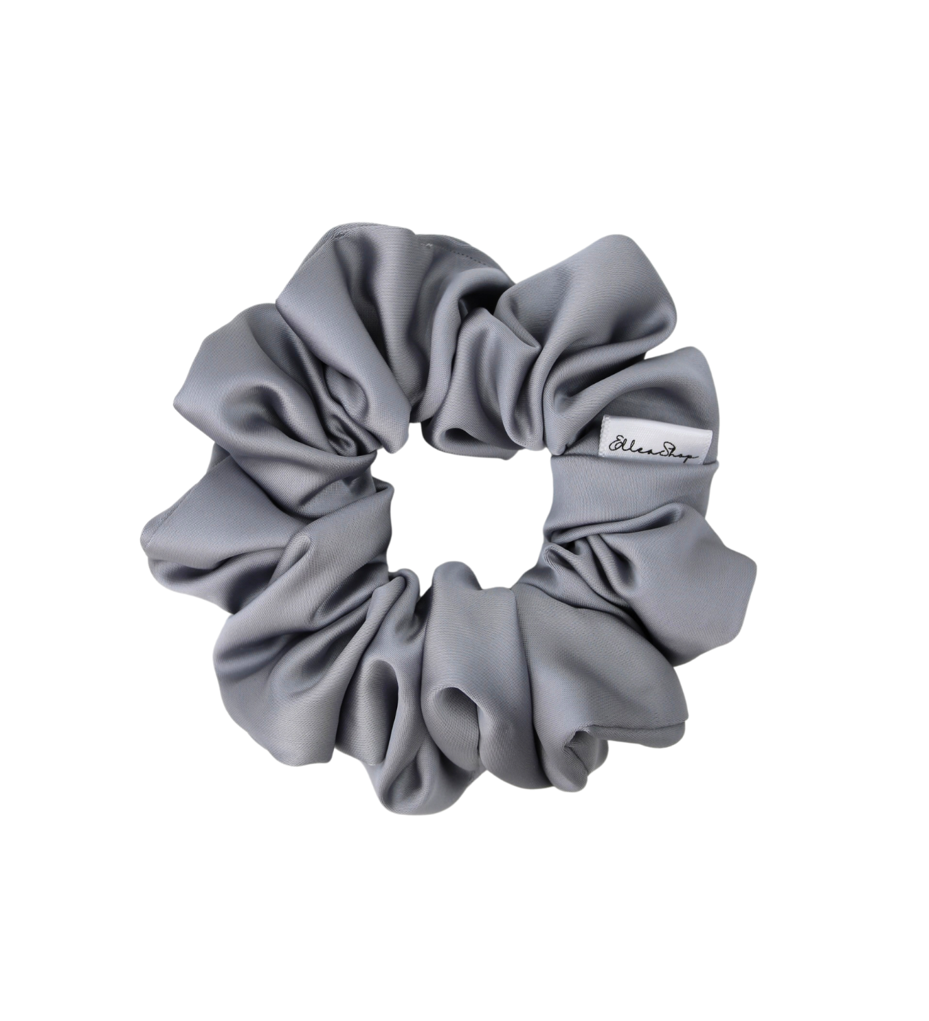 Platinum Luxe Satin Scrunchie - ElleaShop