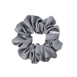 Platinum Luxe Satin Scrunchie - ElleaShop