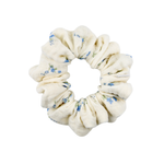 Blue Garden Muslin Scrunchie - ElleaShop