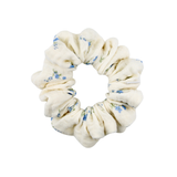 Blue Garden Muslin Scrunchie - ElleaShop