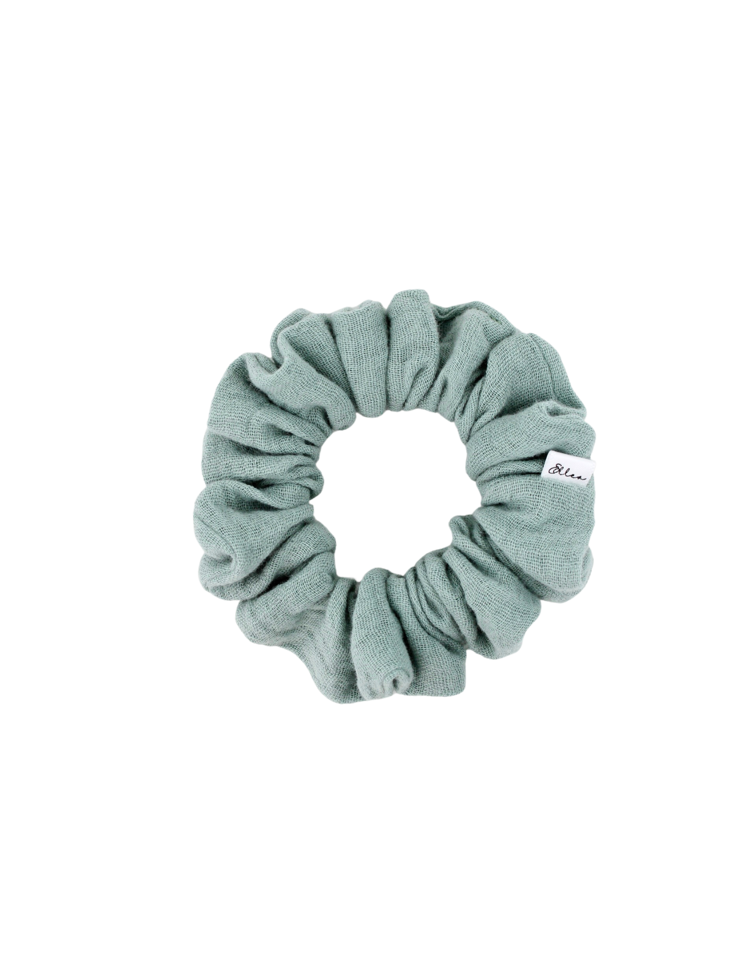 Sage Whisper Muslin Scrunchie - ElleaShop