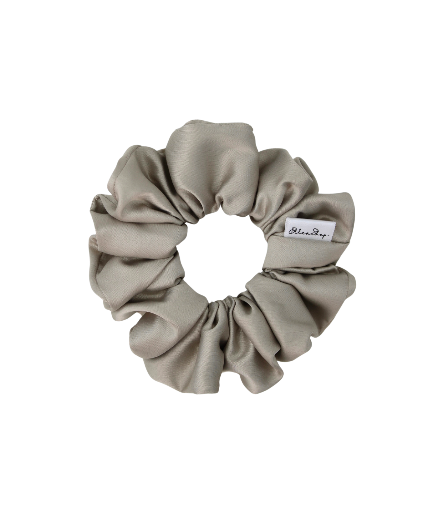 Sand Satin Scrunchie