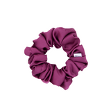 Eggplant Satin Scrunchie