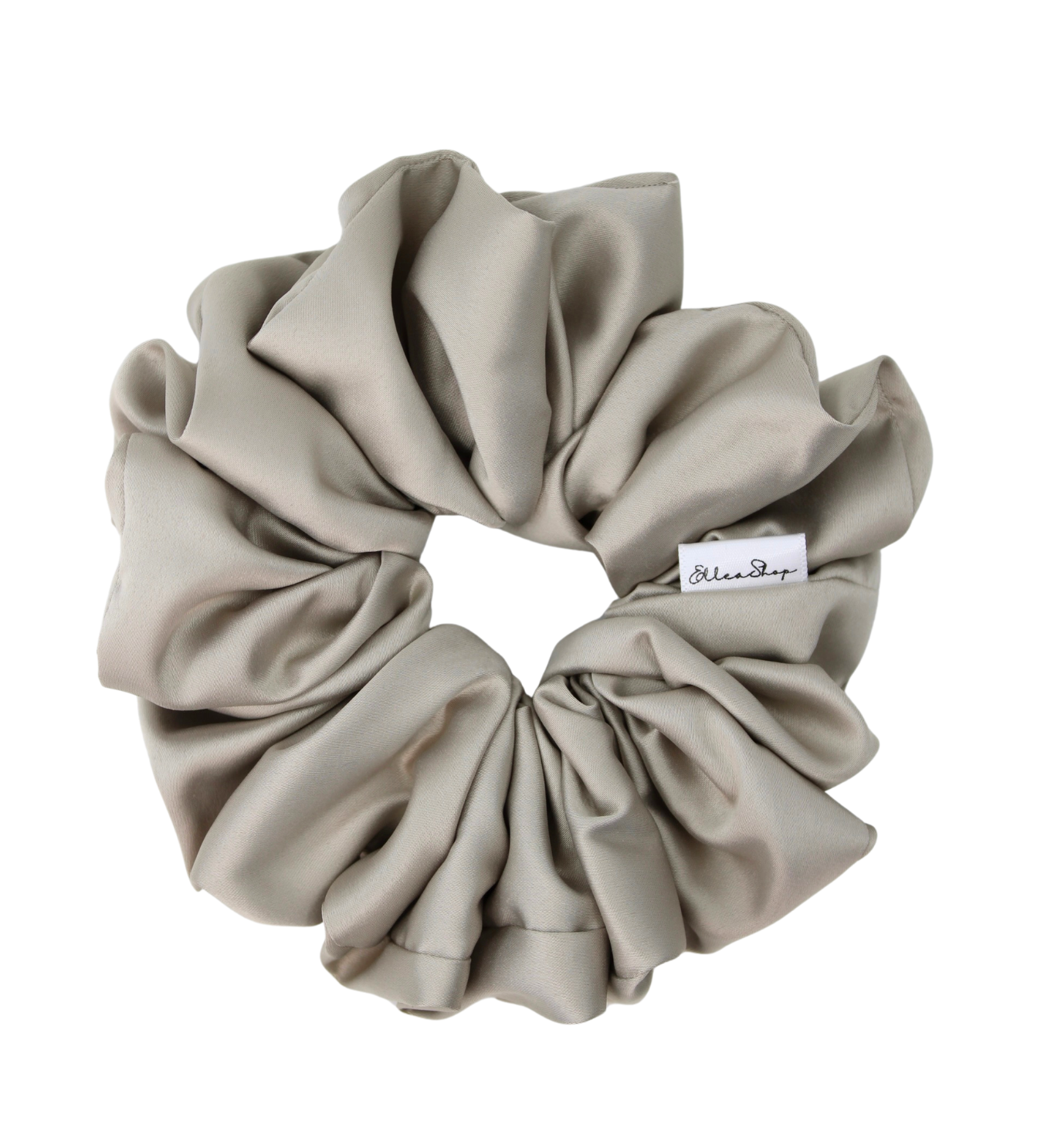 Sand Satin Scrunchie - ElleaShop