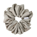 Sand Satin Scrunchie