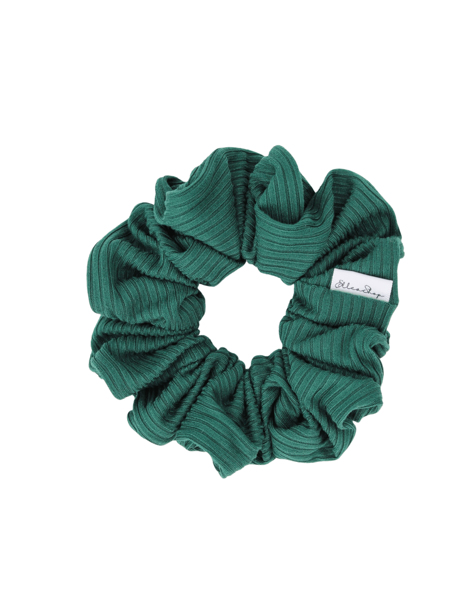 Spruce Ribbed Scrunchie - ElleaShop