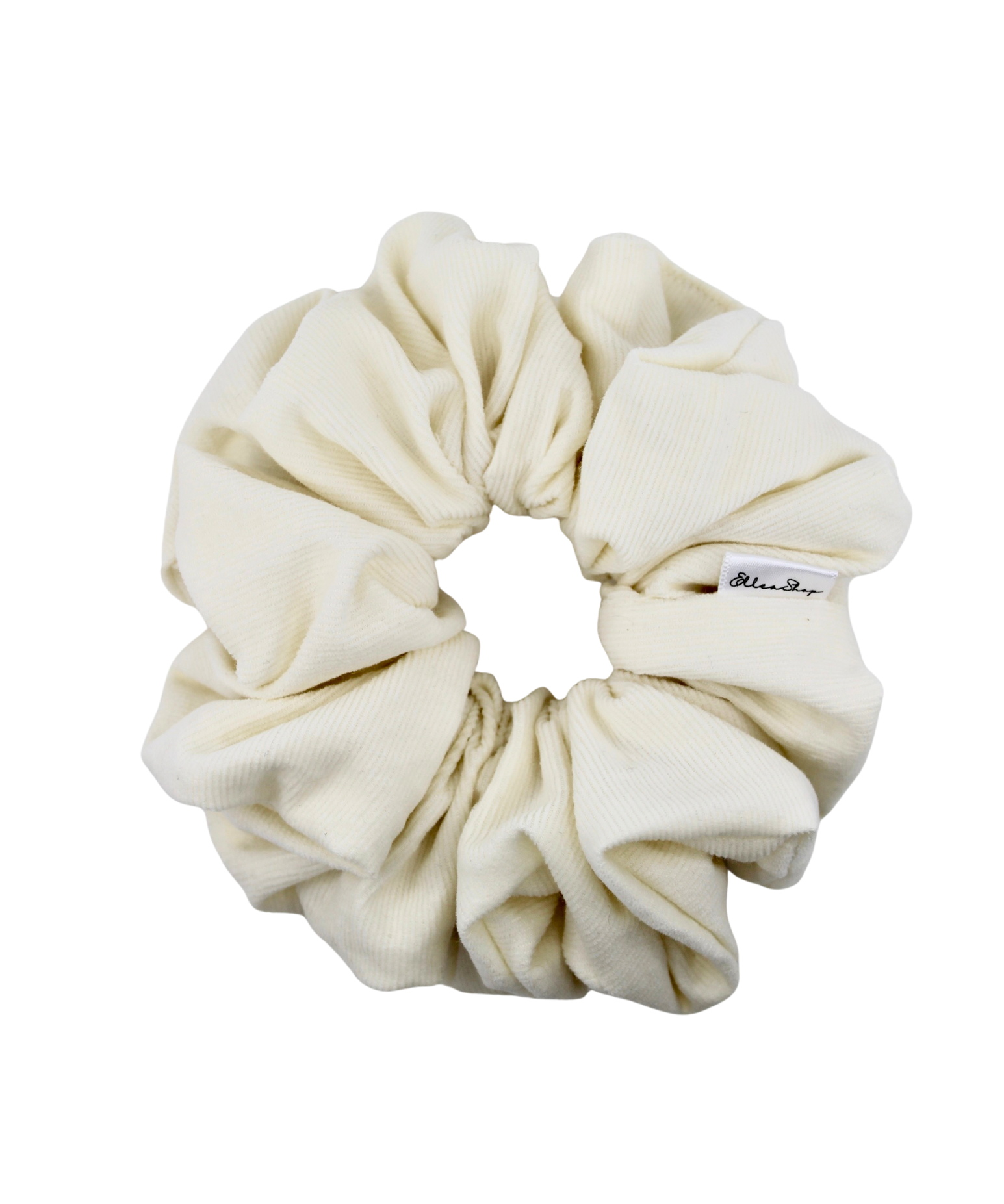 Creamy Corduroy Scrunchie