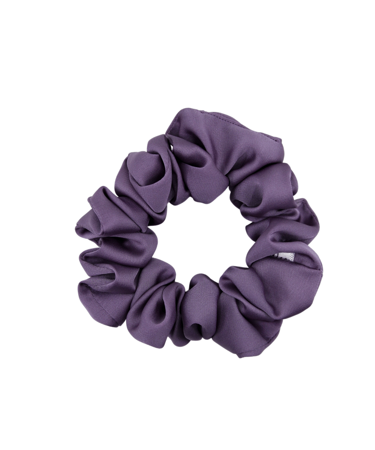 Old Mauve Satin Scrunchie - ElleaShop