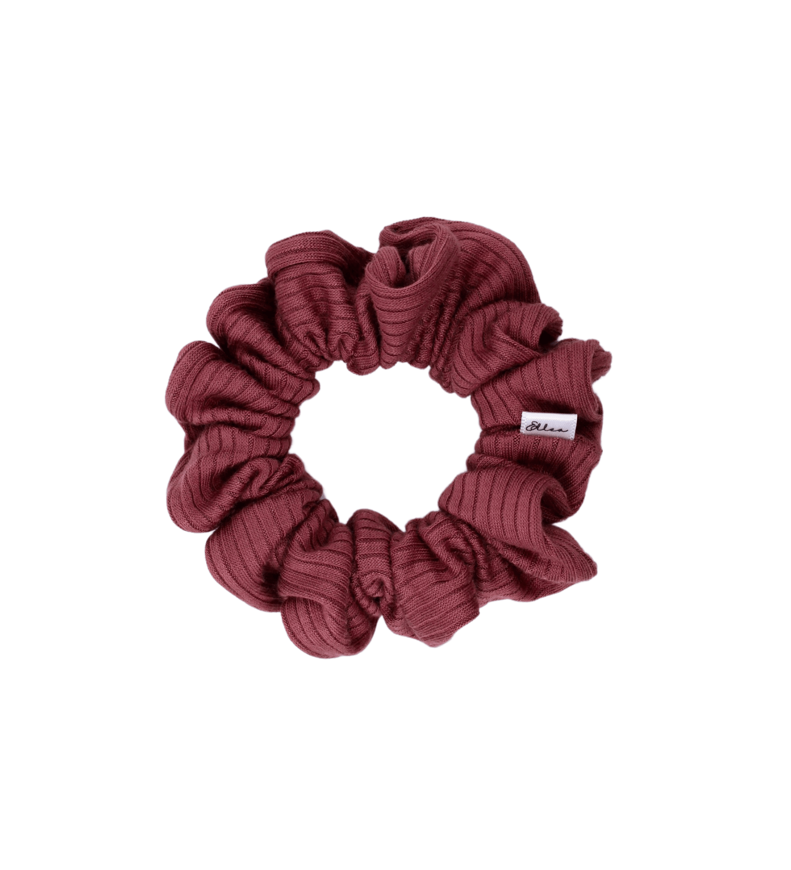 Mulberry Soft Ribbed Scrunchie