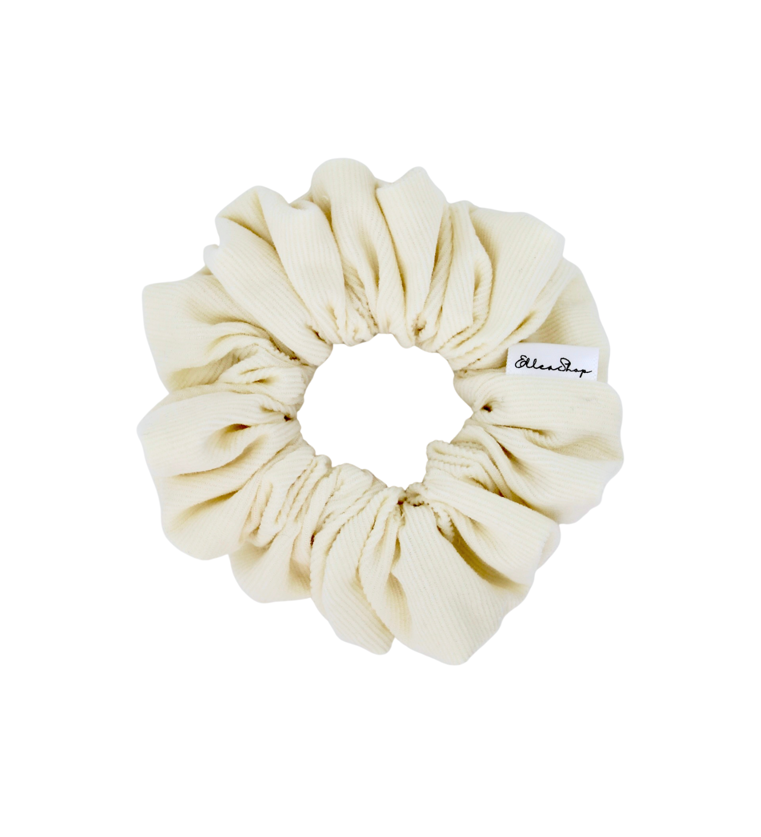 Creamy Corduroy Scrunchie - ElleaShop