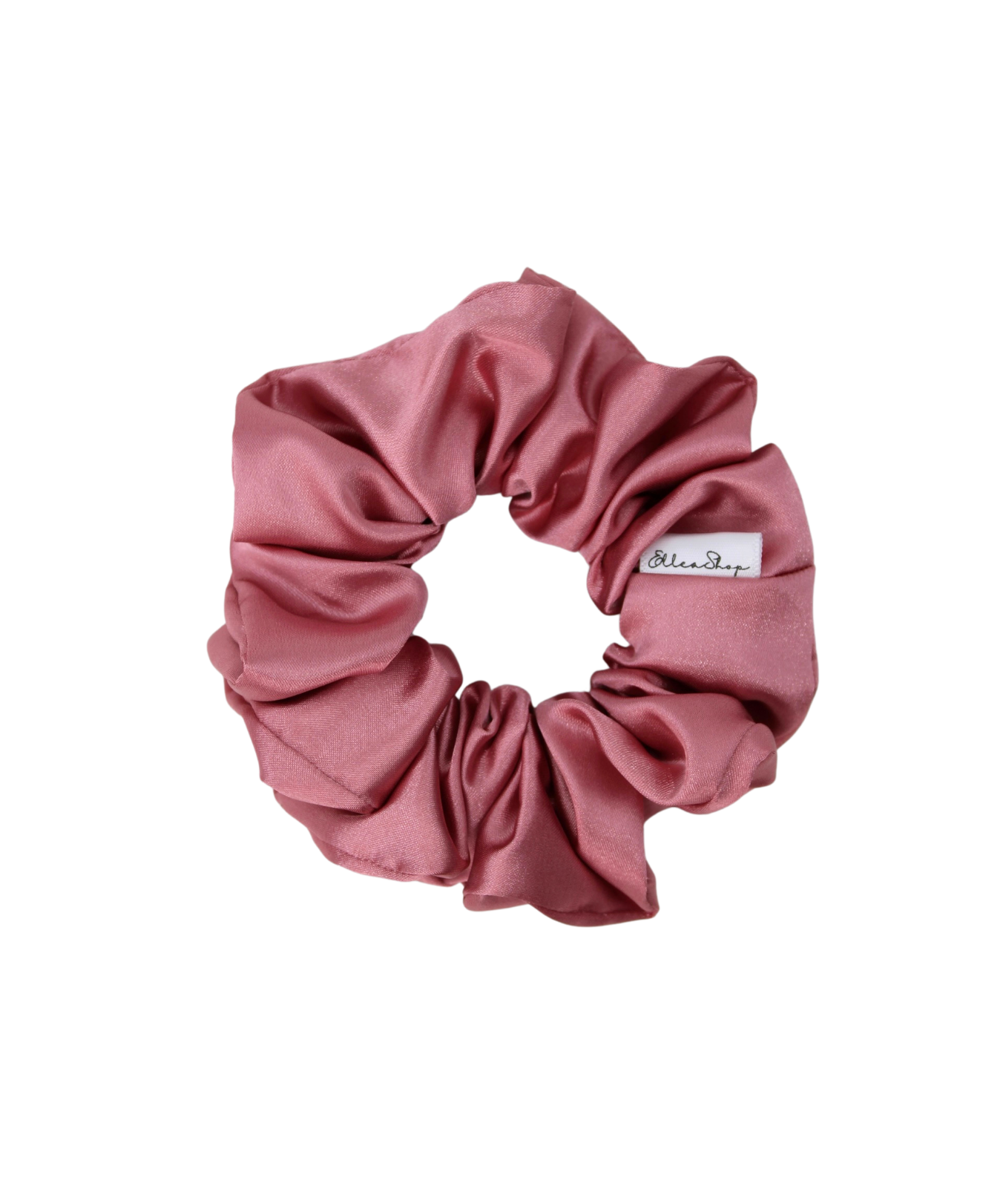 Sugarblush Shiny Satin Scrunchie
