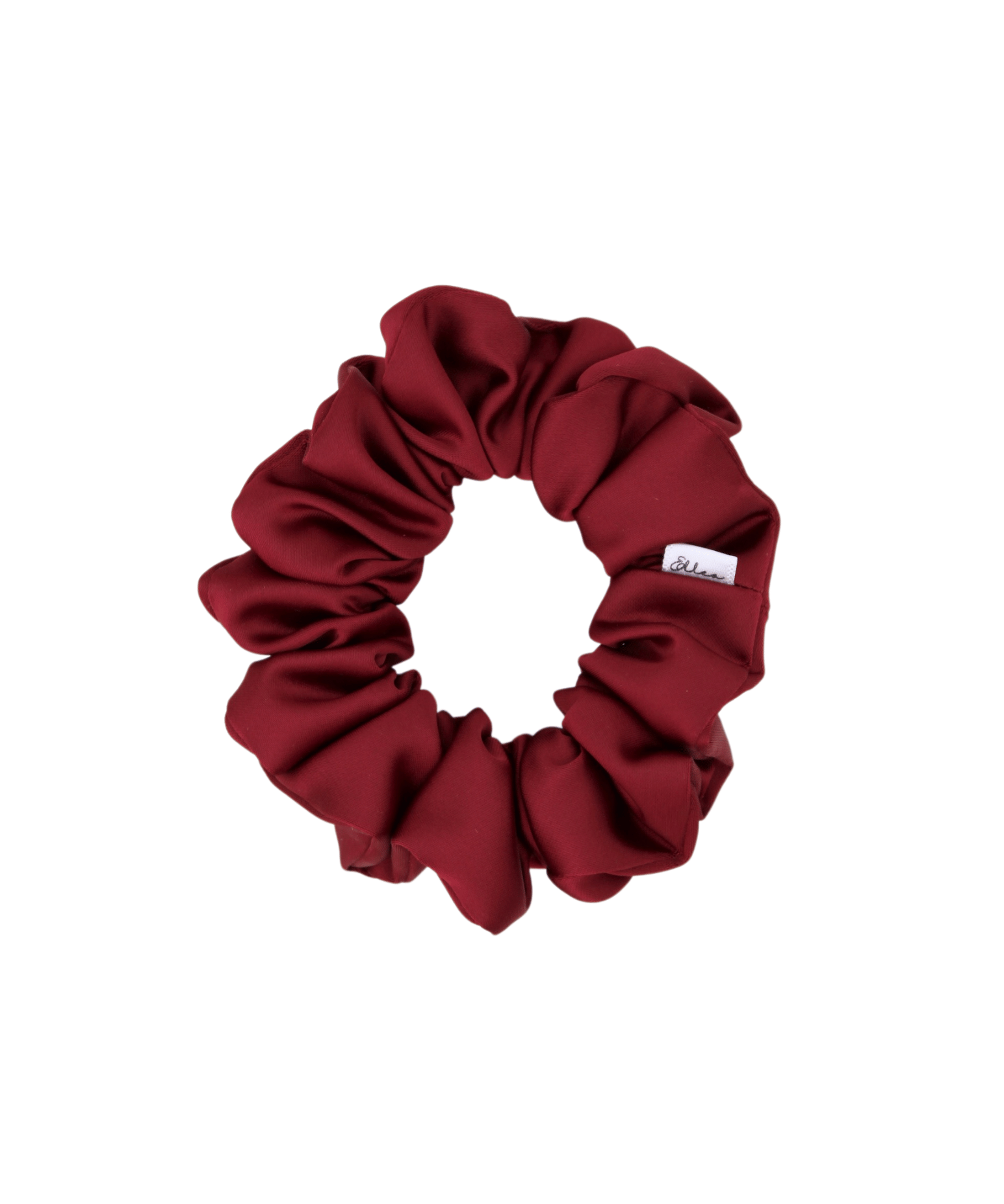 Red Satin Scrunchie