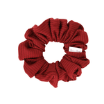 Bordeaux Ribbed Scrunchie - ElleaShop